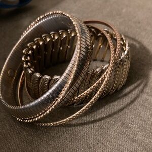 Costume Gold Tone Bracelet Set